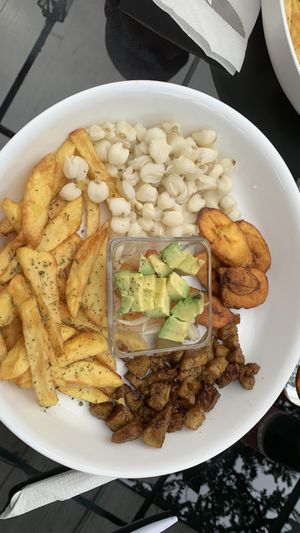 Fritada  at Fratello Vegan in Cuenca