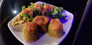 Falafel at Fratello Vegan in Cuenca