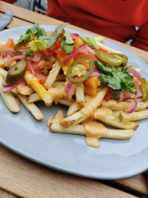 Loaded Fries at Beans&more in Jyvaskyla