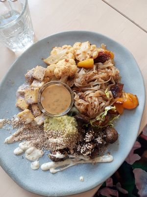 Combo plate at Beans&more in Jyvaskyla