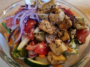 Tofu Salad at Beans&more in Jyvaskyla