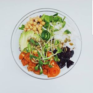 Buddha bowl with tofu at Beans&more in Jyvaskyla