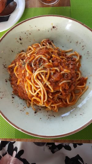 Vegan Lentil Bolognese at Fuel RestoBar in Tenerife