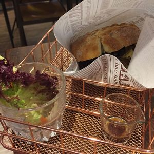 ciabatta sandwich  at Blossom Rena Vegan Cafe 貝多蕾納 in Taipei