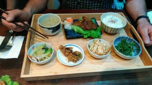 the curry stake set at Blossom Rena Vegan Cafe 貝多蕾納 in Taipei