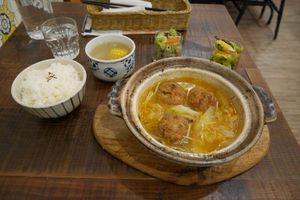 Stewed veg ball in vegan crab butter at Blossom Rena Vegan Cafe 貝多蕾納 in Taipei