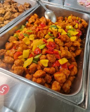 Sweet and sour mock ~ 14/5/22 at Kong Meng San Phor Kark See Monastery in Central Singapore