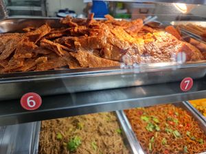 Cripsy veg goose ~ 14/5/22 at Kong Meng San Phor Kark See Monastery in Central Singapore