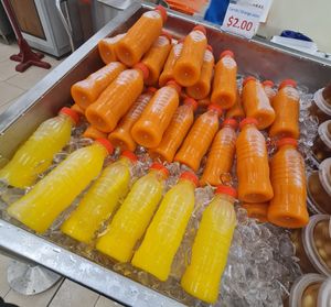 Fruit juice ~ 25/9/22 at Kong Meng San Phor Kark See Monastery in Central Singapore