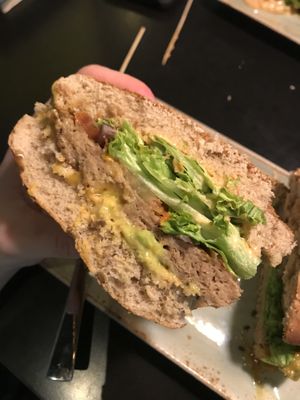 Delicious vegan burger! at MUC - Hans im Glück - T2 in Munich