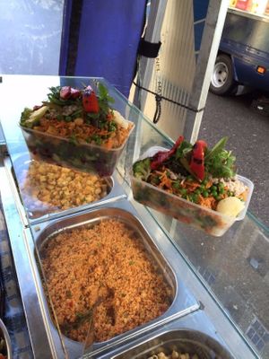 The large and small box from Sunny Olive Tree at Sunny's Olive Tree - Food Stall in London
