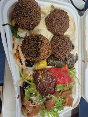 Falafel box at Sunny's Olive Tree - Food Stall in London