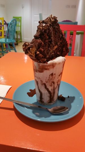 Freak Shake at The Accidental Vegan Cafe in Honiton
