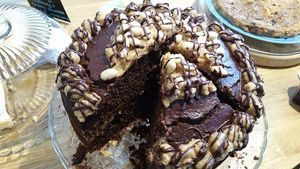 Cake at The Accidental Vegan Cafe in Honiton