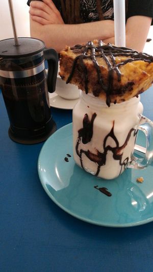 Freakshake at The Accidental Vegan Cafe in Honiton