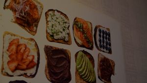 interior at Nourish Cafe in San Francisco