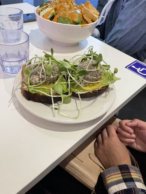 “Tuna” Sandwich  at Nourish Cafe in San Francisco