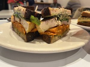   at Nourish Cafe in San Francisco