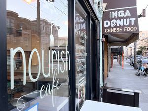   at Nourish Cafe in San Francisco