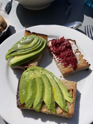   at Nourish Cafe in San Francisco