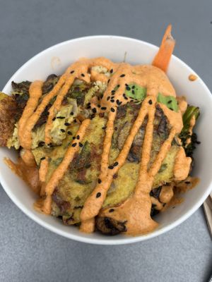 Brekkie Bowl with Just Egg   at Nourish Cafe in San Francisco