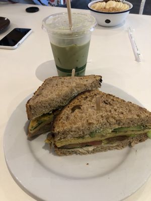   at Nourish Cafe in San Francisco