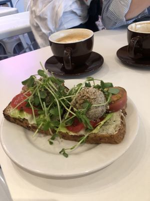   at Nourish Cafe in San Francisco