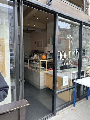   at Nourish Cafe in San Francisco
