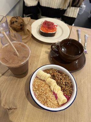   at Nourish Cafe in San Francisco