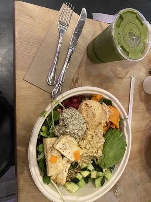   at Nourish Cafe in San Francisco