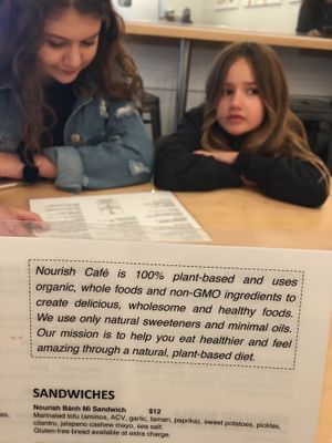 Yummy  at Nourish Cafe in San Francisco