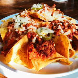 Vegan Soy Chili Nachos at Hobgoblin - Roppongi in Tokyo