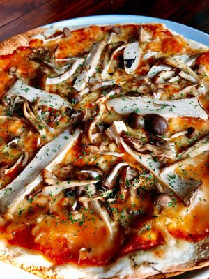 Mixed Mushroom Pizza at Hobgoblin - Shibuya in Tokyo