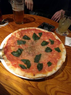 margherita pizza  at Hobgoblin - Shibuya in Tokyo