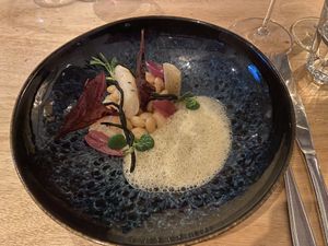 Second course with 'schorseneer’  at Morris and Bella in Amsterdam