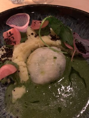 Main course  at Morris and Bella in Amsterdam