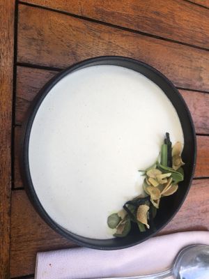 Ajo blanco with a twist   at Morris and Bella in Amsterdam