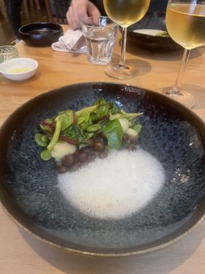 Intermediate dish  at Morris and Bella in Amsterdam