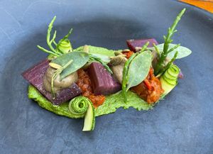 Delicious starter at Morris and Bella in Amsterdam