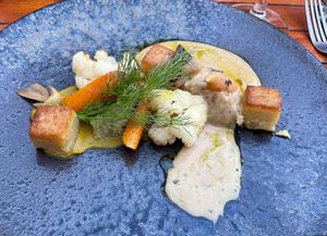 Excellent course - polenta was outstanding at Morris and Bella in Amsterdam