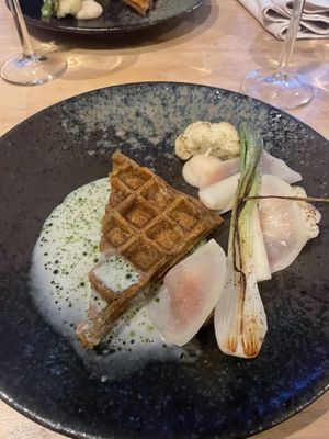 With sauce   at Morris and Bella in Amsterdam