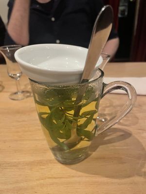 Verbena tea  at Morris and Bella in Amsterdam