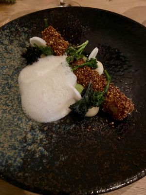 3rd course: very flavoursome with a nice crunch  at Morris and Bella in Amsterdam