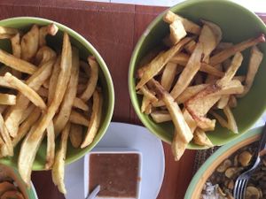 Papas fritas  at Luz de Mar in Rurrenabaque