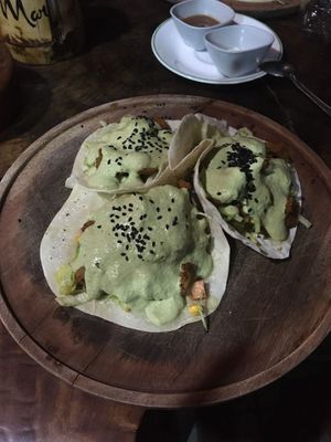 Falafel at Luz de Mar in Rurrenabaque