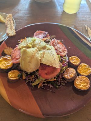 Menu del día, lacking protein :( at Luz de Mar in Rurrenabaque