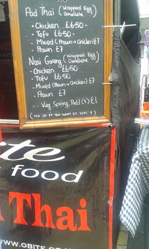 Thai food at Lyric Square Market in West London