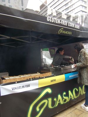 Mexican food.  at Lyric Square Market in West London