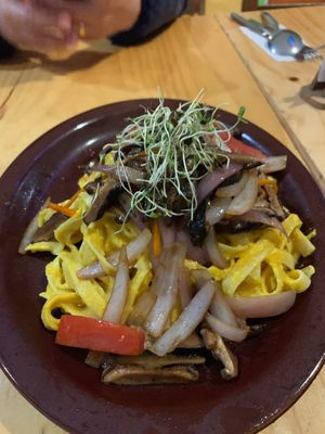 Fettuccine pasta  at Abdiel Vegan in Lima