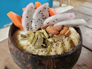 Green goddess at Raw Love - Downtown Tulum in Tulum